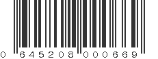 UPC 645208000669