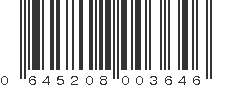 UPC 645208003646