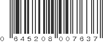 UPC 645208007637