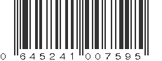 UPC 645241007595