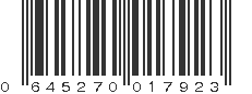 UPC 645270017923