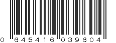 UPC 645416039604