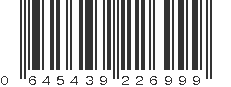 UPC 645439226999