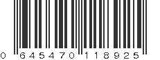 UPC 645470118925