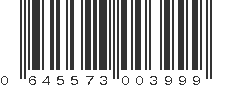 UPC 645573003999