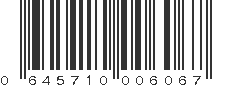 UPC 645710006067