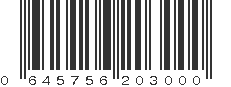 UPC 645756203000