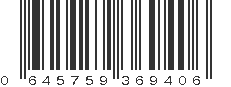 UPC 645759369406