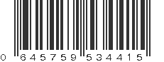 UPC 645759534415