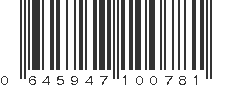 UPC 645947100781