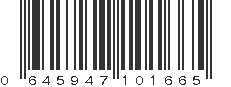 UPC 645947101665