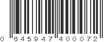 UPC 645947400072