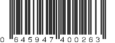 UPC 645947400263