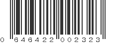 UPC 646422002323