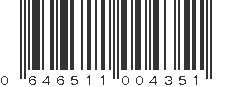 UPC 646511004351