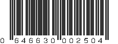 UPC 646630002504