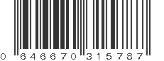 UPC 646670315787
