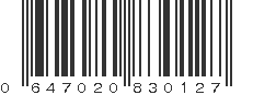 UPC 647020830127