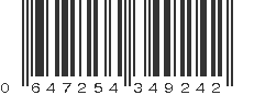 UPC 647254349242