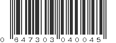 UPC 647303040045