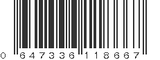 UPC 647336118667