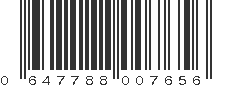 UPC 647788007656