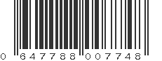 UPC 647788007748