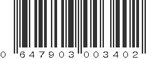 UPC 647903003402