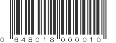 UPC 648018000010