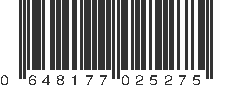 UPC 648177025275