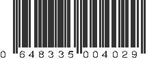 UPC 648335004029