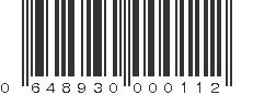 UPC 648930000112