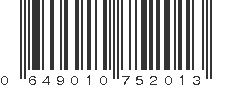 UPC 649010752013