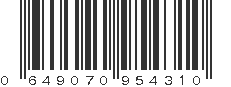 UPC 649070954310