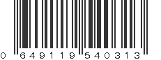 UPC 649119540313