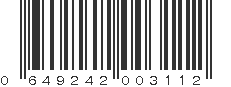 UPC 649242003112