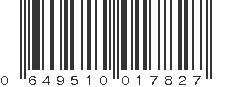 UPC 649510017827