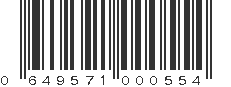 UPC 649571000554