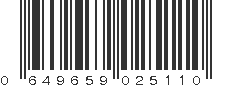 UPC 649659025110