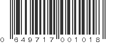 UPC 649717001018