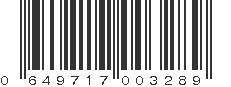 UPC 649717003289