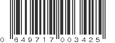 UPC 649717003425