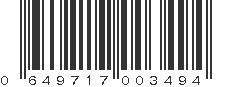 UPC 649717003494