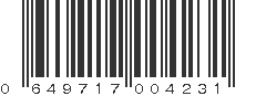 UPC 649717004231