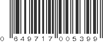 UPC 649717005399