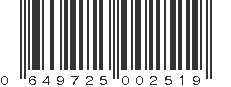 UPC 649725002519