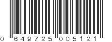 UPC 649725005121