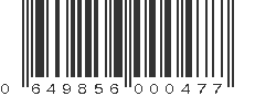 UPC 649856000477