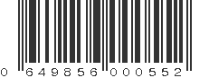 UPC 649856000552