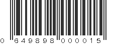 UPC 649898000015